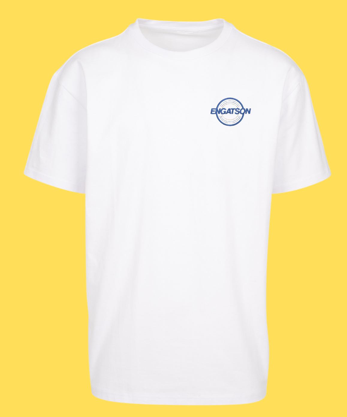 T-shirt OVERSIZE Engatson BLANC 240g/m2 - personnalisable