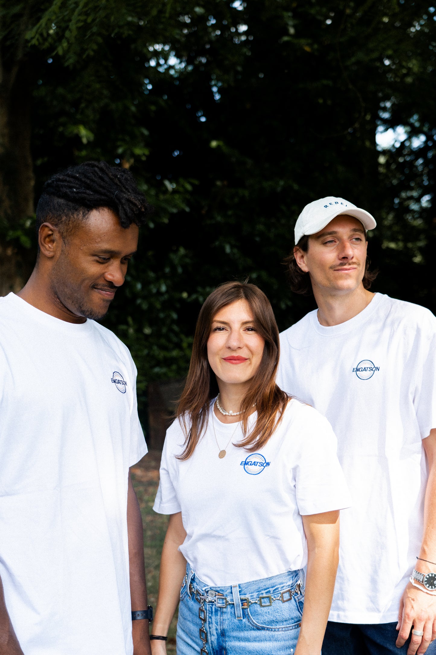 T-shirt OVERSIZE Engatson BLANC 240g/m2 - personnalisable