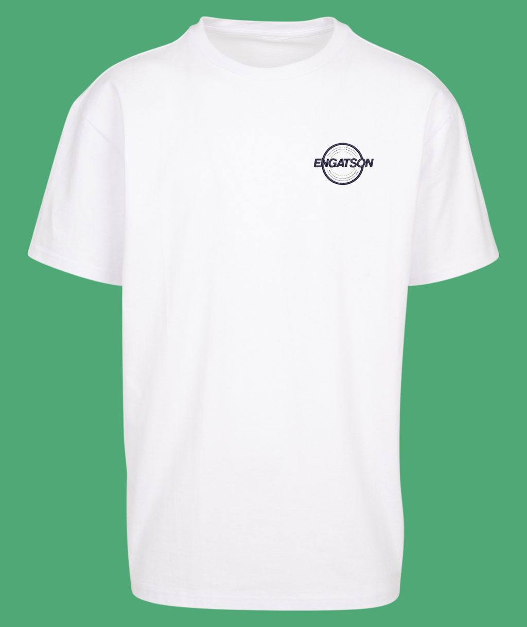 T-shirt OVERSIZE Engatson BLANC 240g/m2 - personnalisable