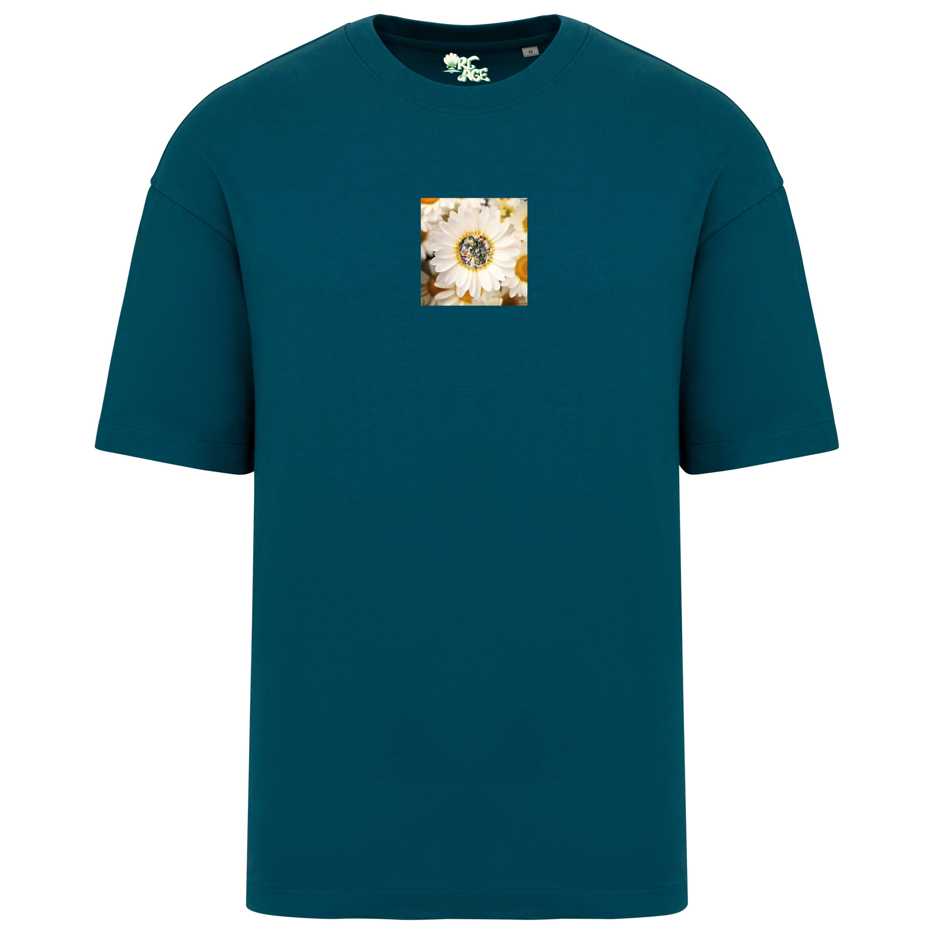 Tee flower pizza - Oversize