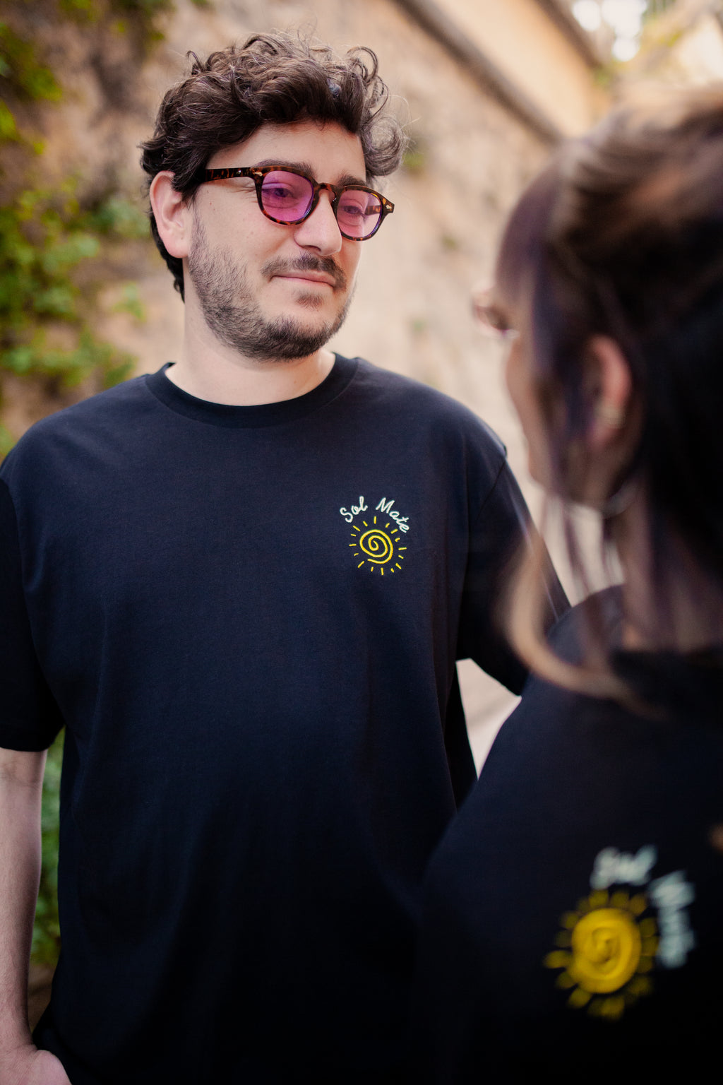 Tee Sol mate - noir ou blanc