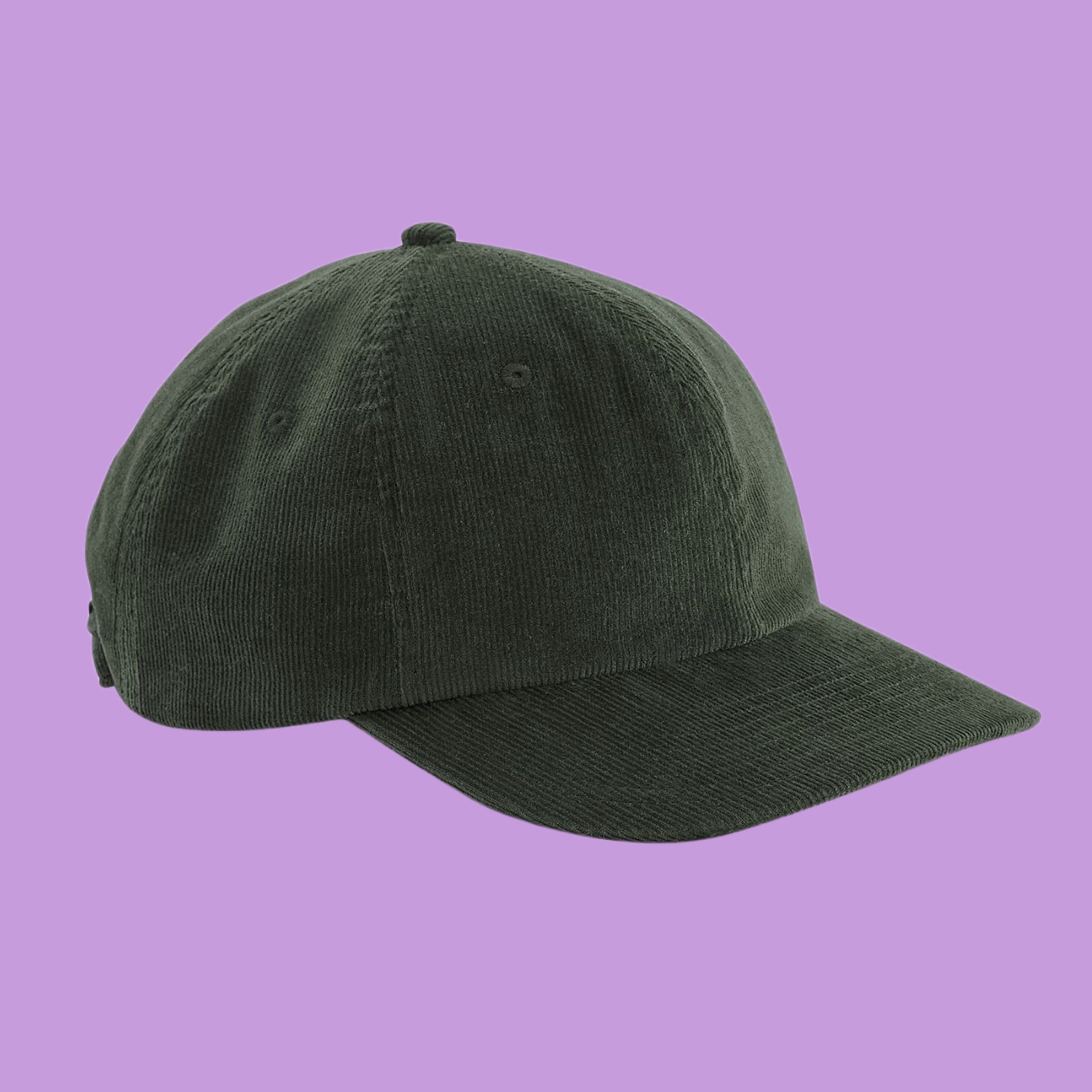 Casquette en velours à personnaliser
